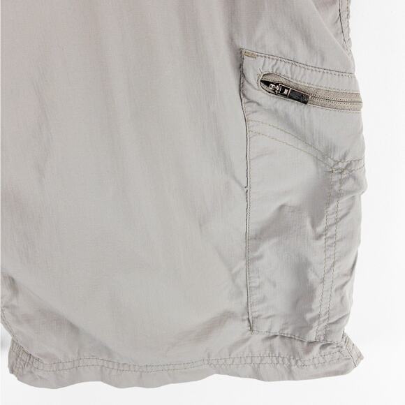 Columbia Cargo Rip-Stop Shorts Men's 38x10 Gray Logo Omni-Shade Nylon - Picture 5 of 10